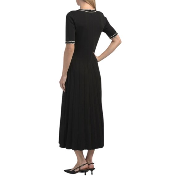 ELIE TAHARI Noir The Leona Sweater Dress - Picture 2 of 2